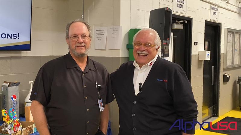 Congratulations to Rolly Spring on his 50 years at AlphaUSA!